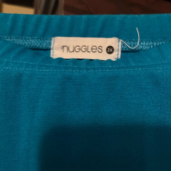 Nuggles Teal skirt - Picture 2 of 2